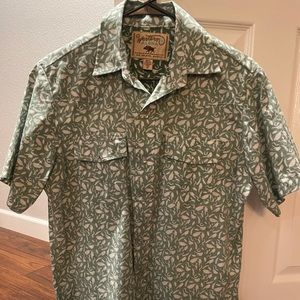Western Aloha - Pearl Snap Shirt - M